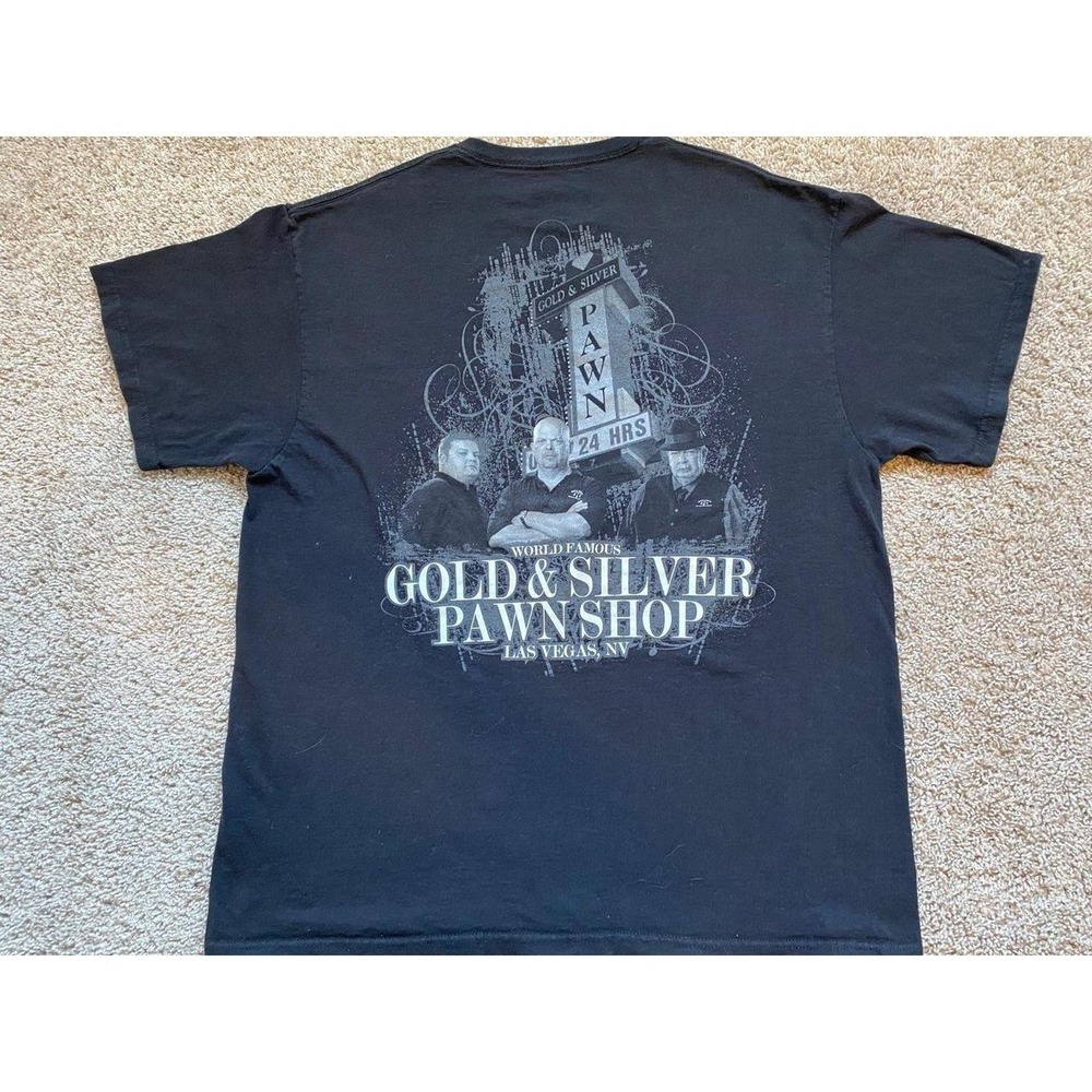 Gold & Silver Pawn Shop T Shirt World Famous Los Vegas NV XL Unisex sku6
